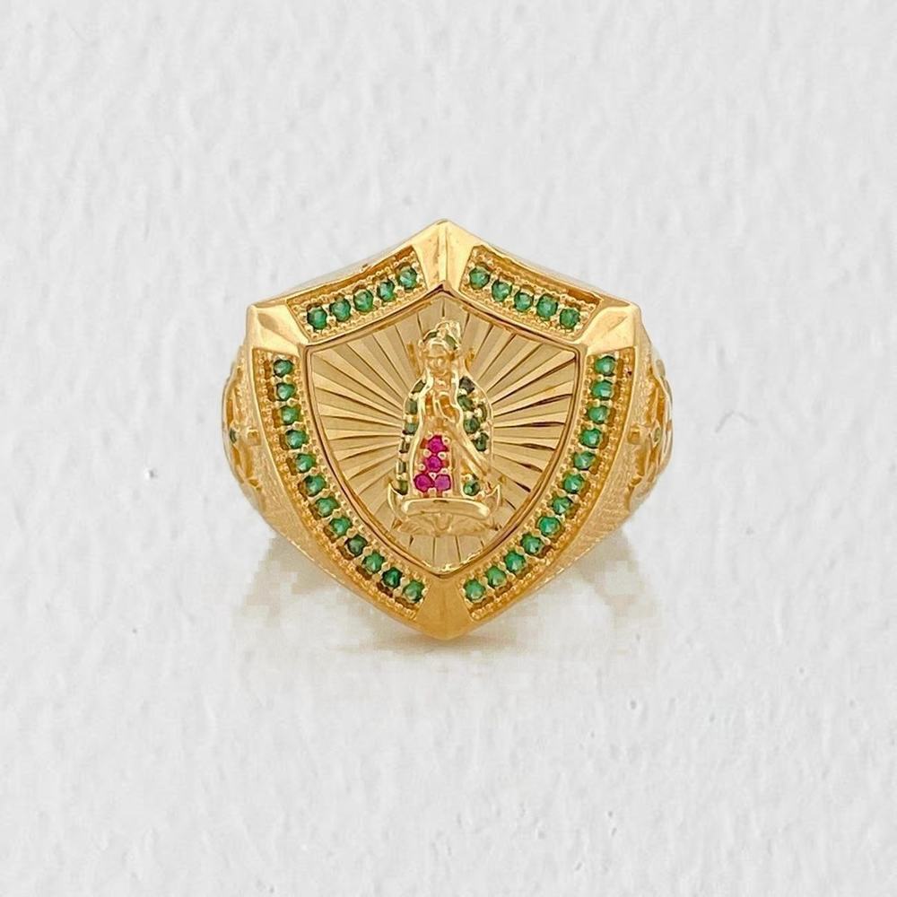 Anillo Virgen de Guadalupe 9.95g / T9 1/2 Oro Amarillo 18K
