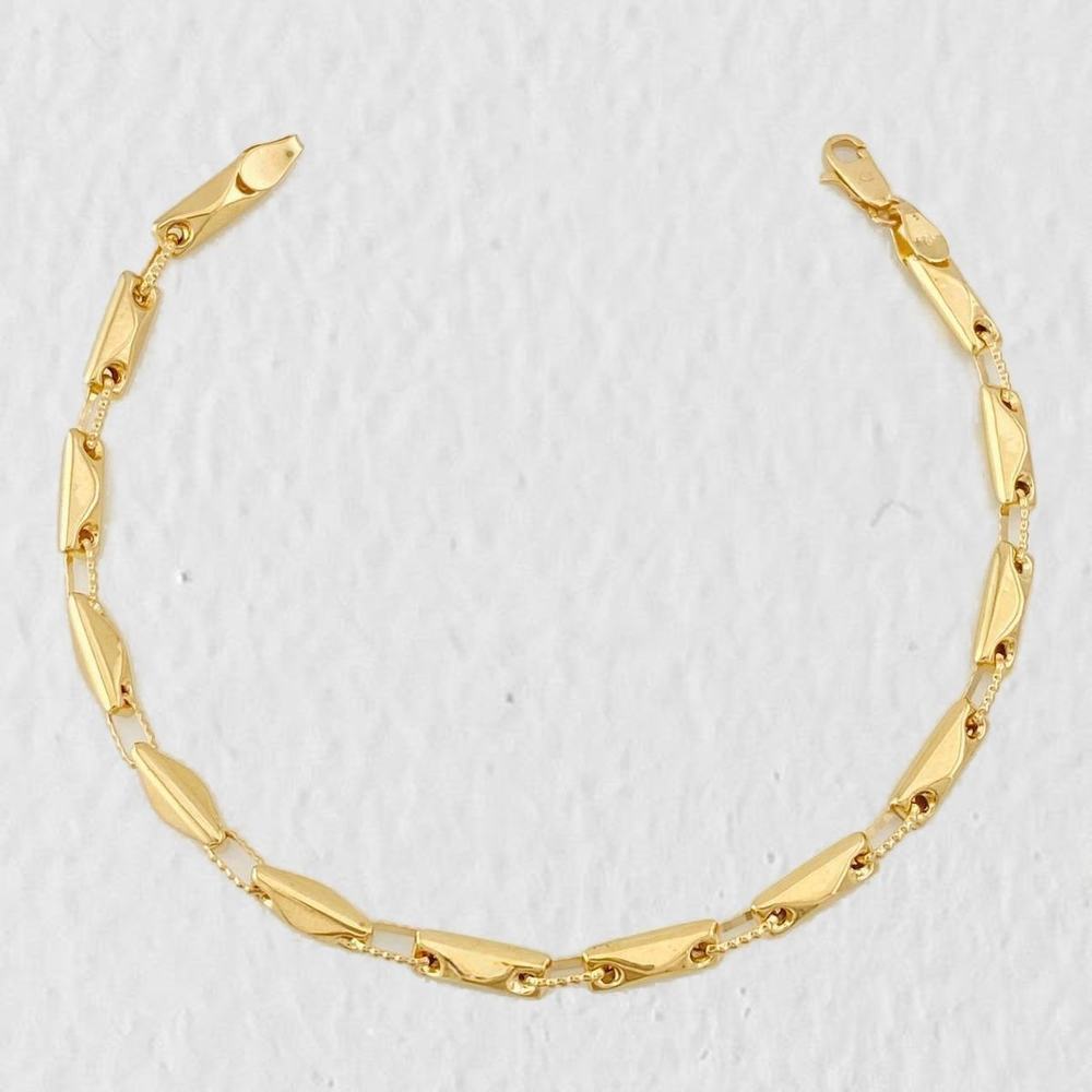 Pulso Rustica 4.75g / 18.05cm / 3.68mm Oro Amarillo 18K
