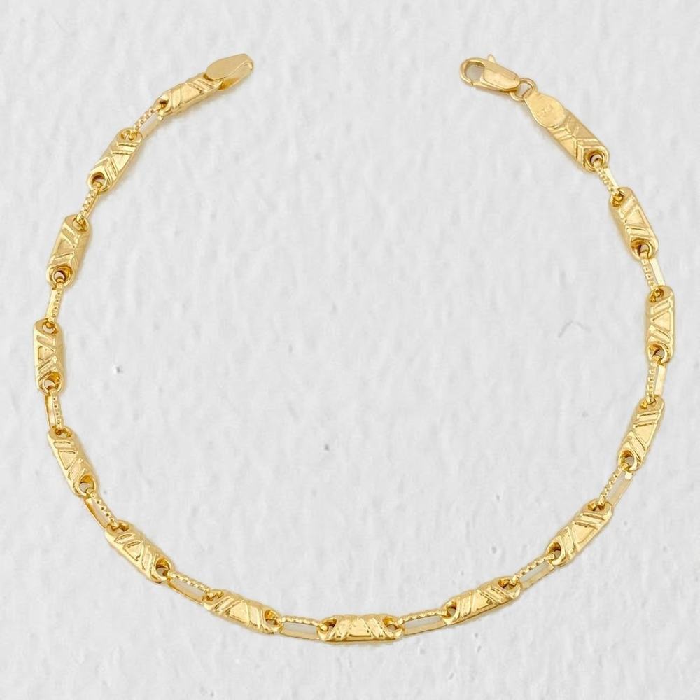 Pulso Rustica 4.3g / 20.05cm / 3.54mm Oro Amarillo 18K