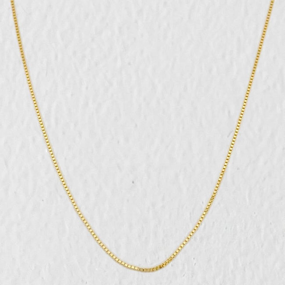 Cadena Veneciana 1.15g / 45cm / 0.65mm Oro Amarillo 18K
