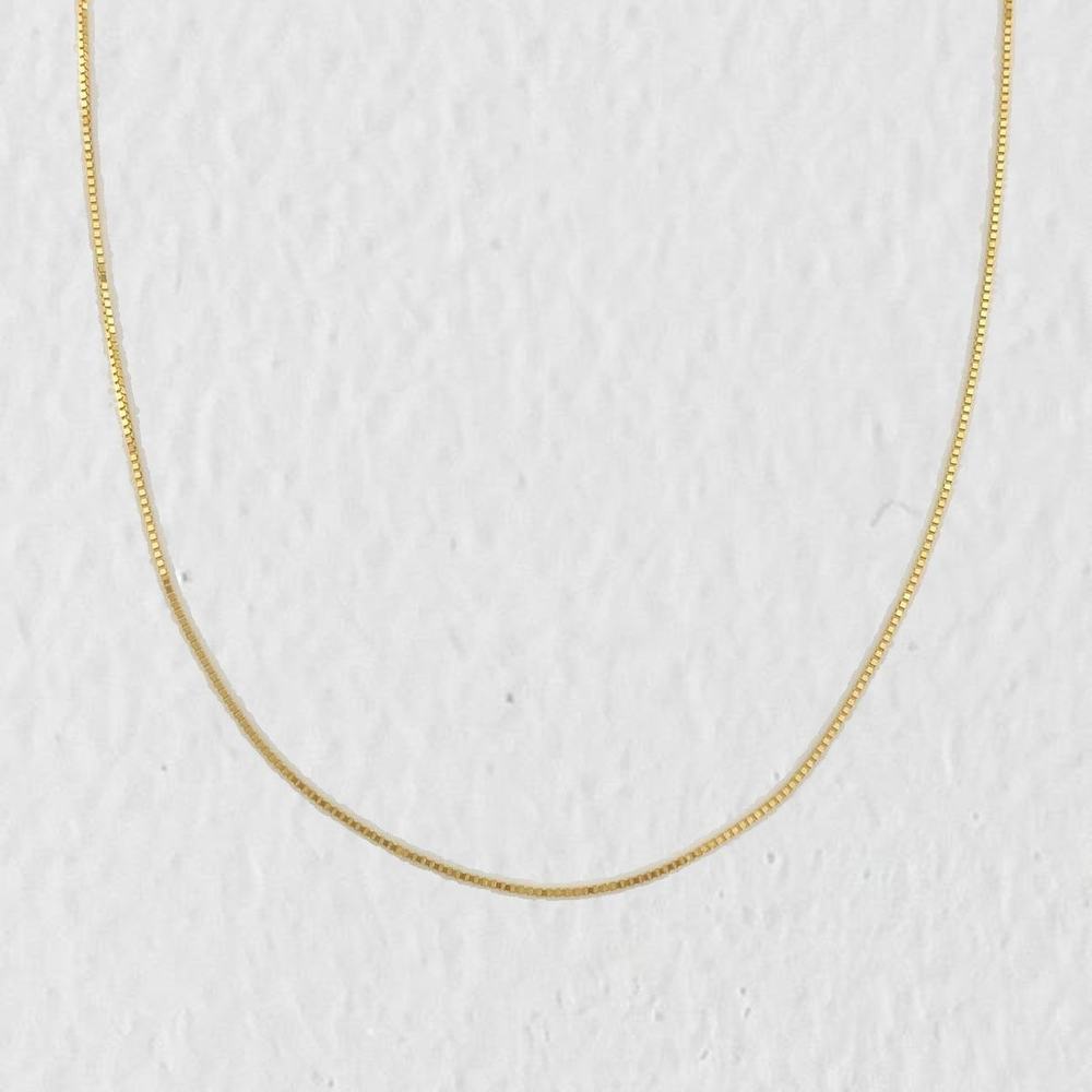 Cadena Veneciana 0.95g / 45cm / 0.6mm Oro Amarillo 18K