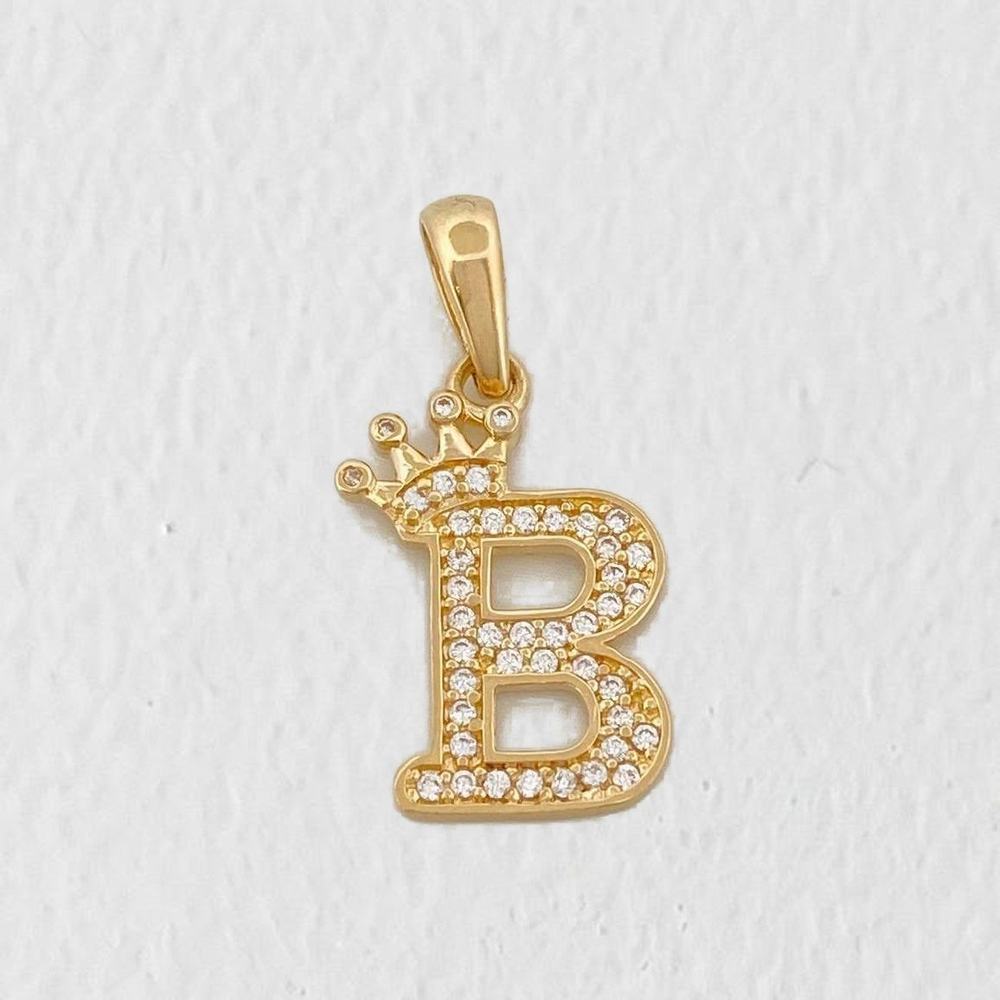 Dije Corona Letra B 1.55 g / 2.5 cm Oro Amarillo 18K