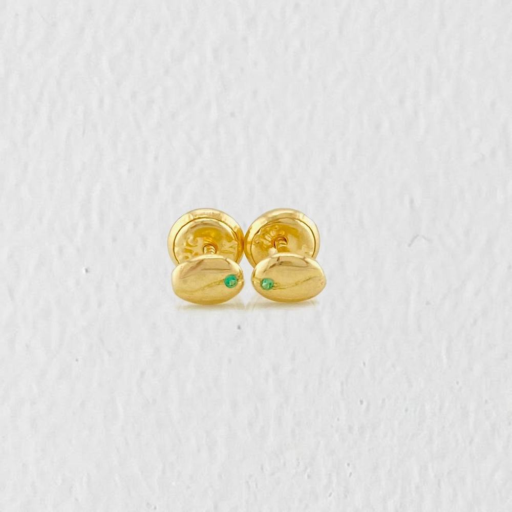 Topos Grano De Café 0.65 g / 3.8 mm Oro Amarillo 18K