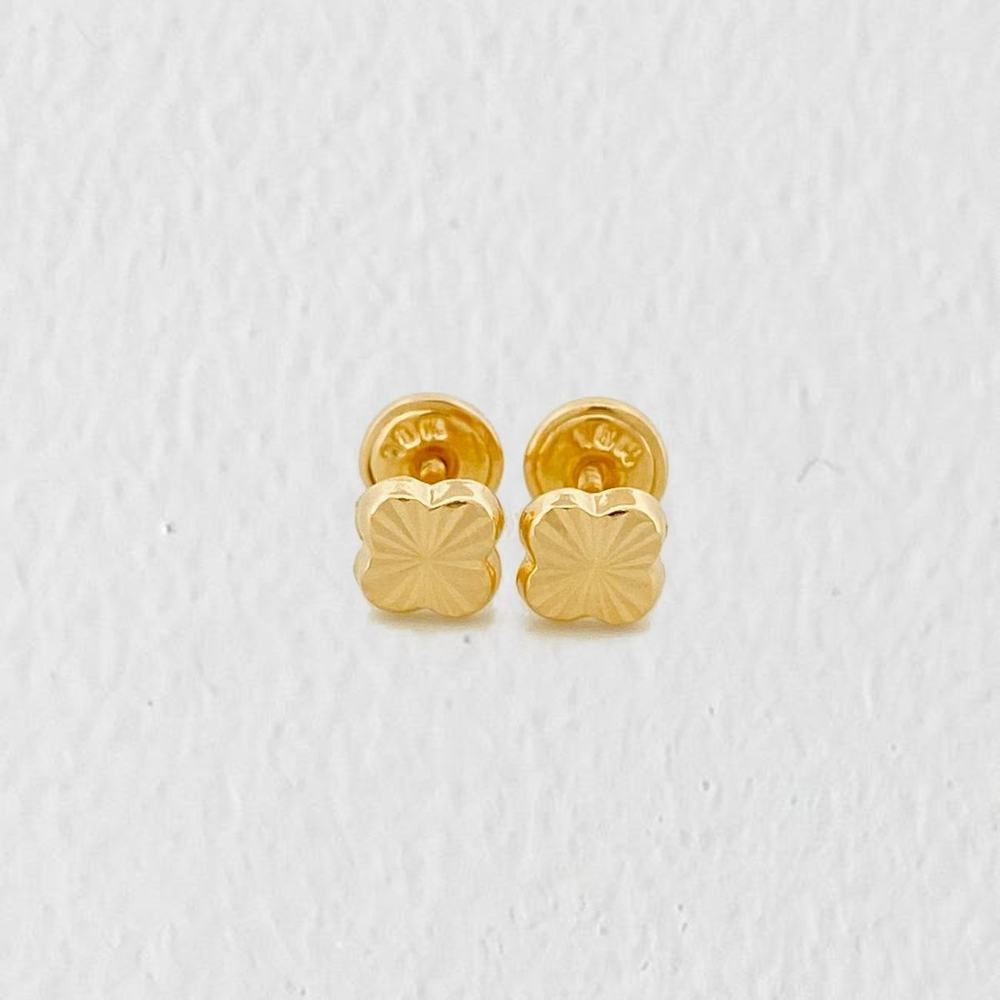 Topos Trebol 0.6 g / 5.3 mm Oro Amarillo 18K