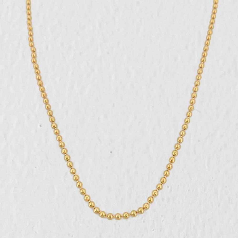 Cadena Militar 10.3g / 60cm / 2mm Oro Amarillo 18K