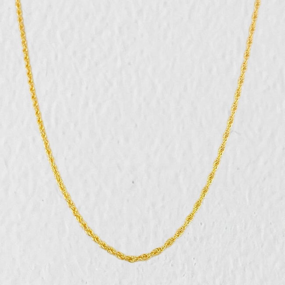Cadena Lazo 1.15g / 60cm / 0.81mm Oro Amarillo 18K