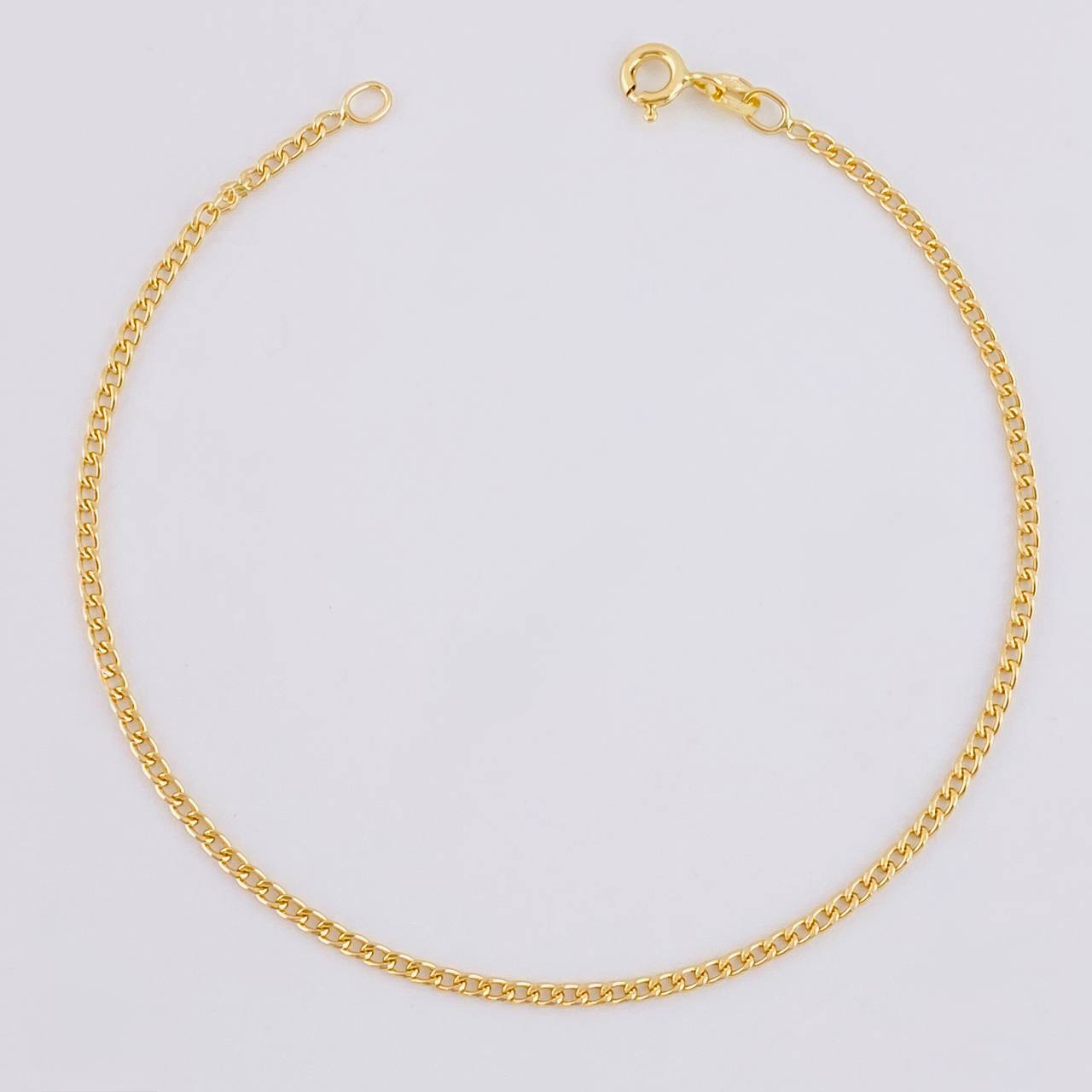 Pulso Cubano en oro amarillo 18K
