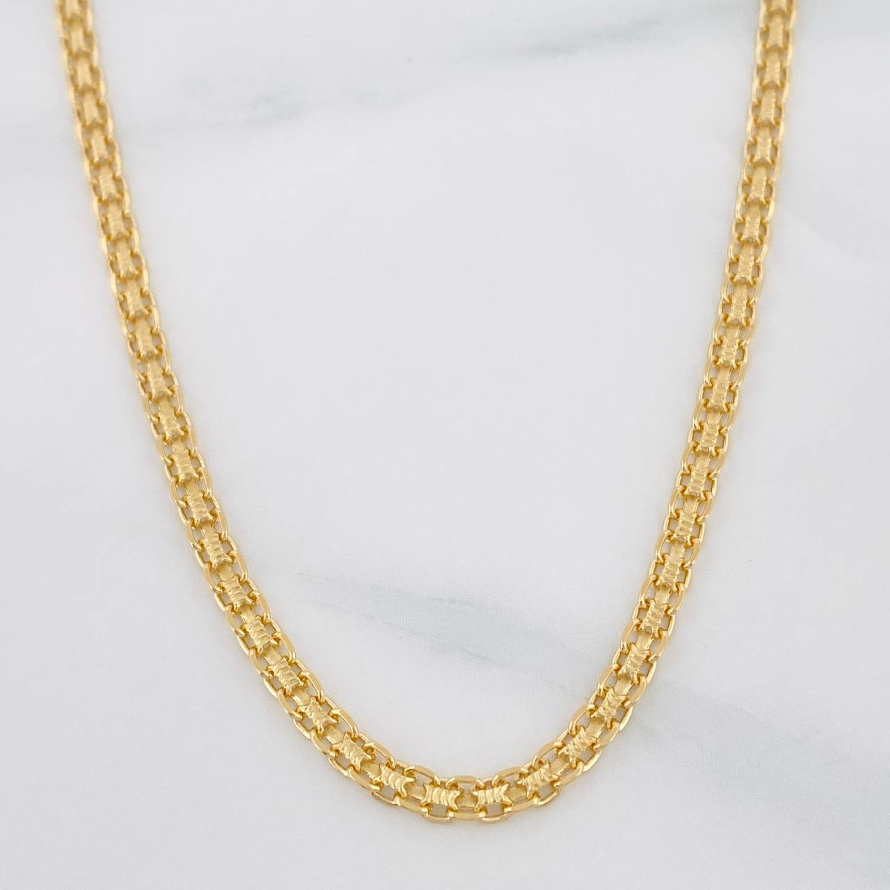 Cadena China de oro amarillo 18K, 60 cm
