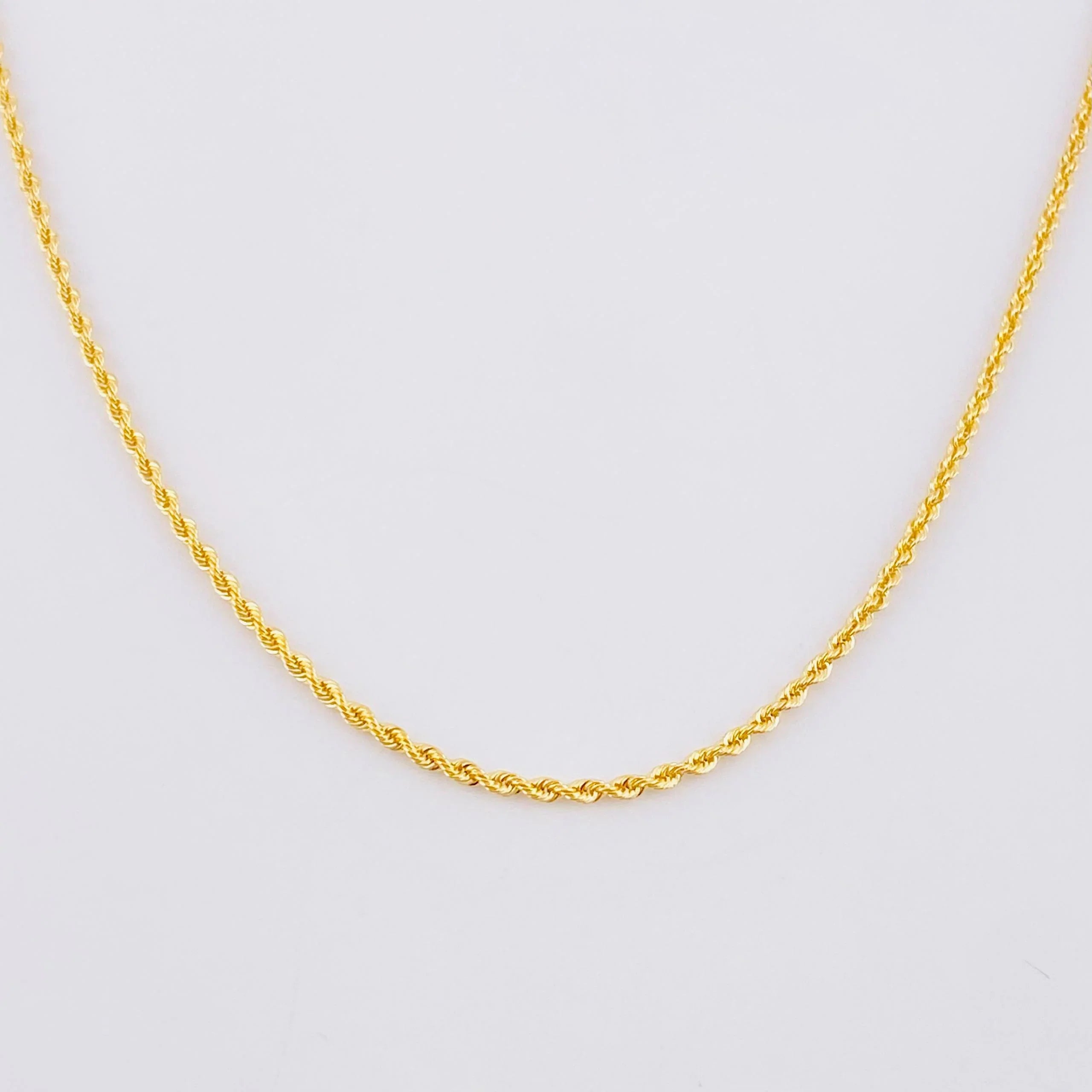 Cadena Lazo de oro amarillo 18K de 45 cm