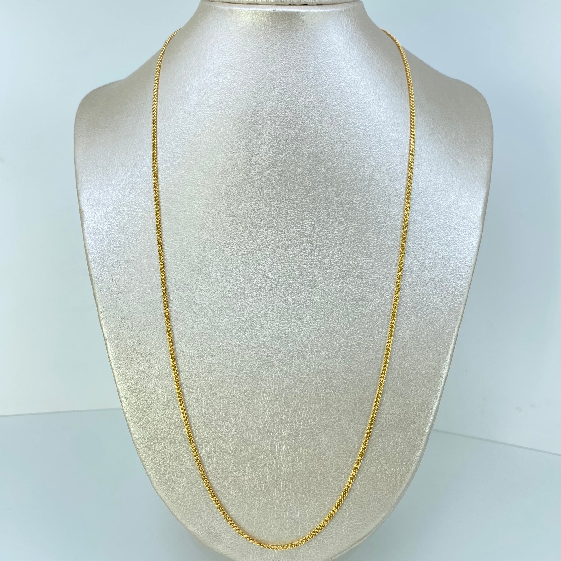Cadena Cubana en oro 18K