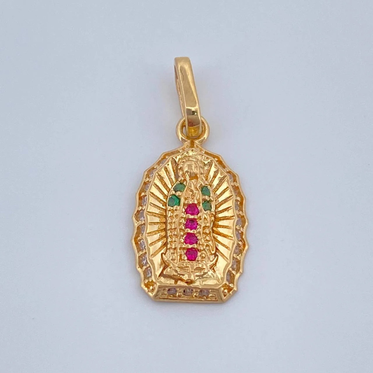 Dije Virgen Guadalupe en oro 18K