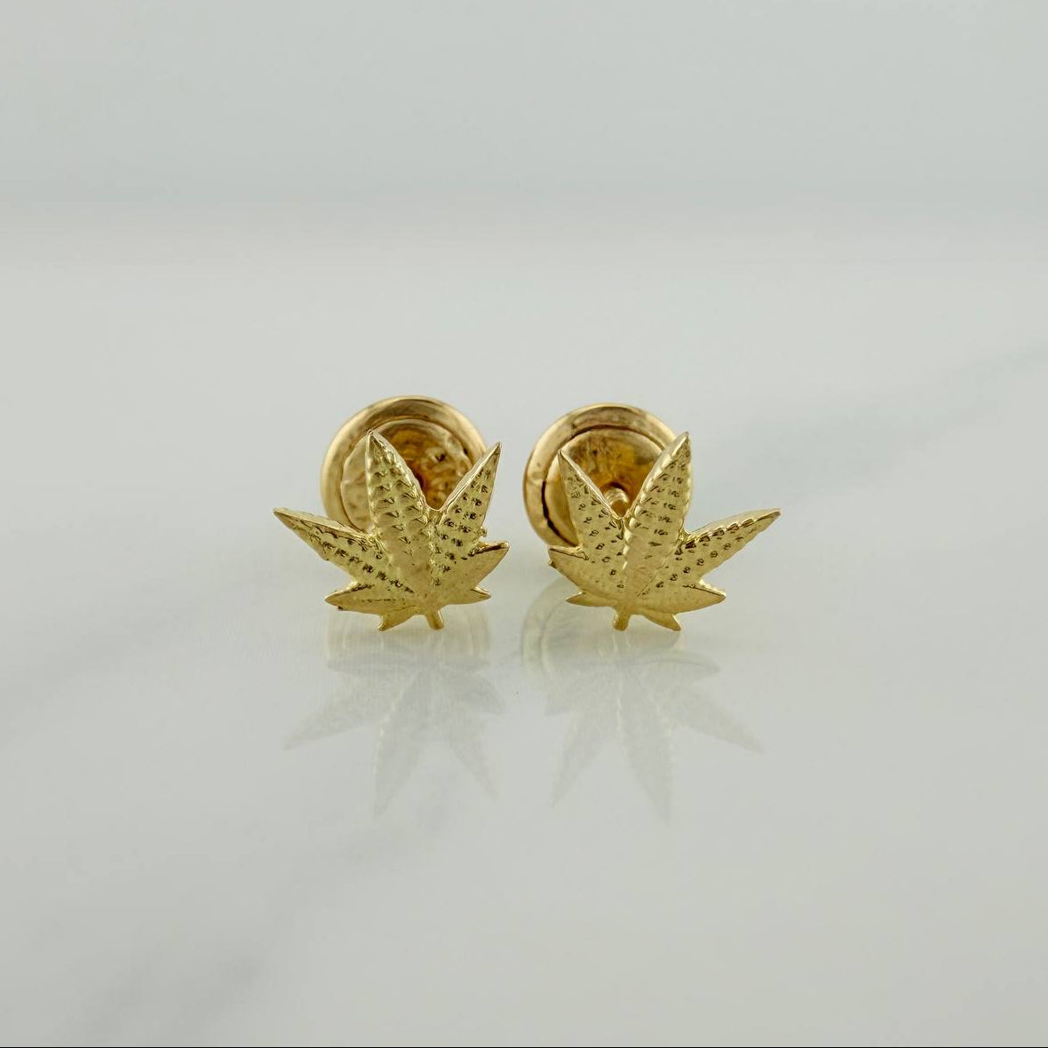 Topos Hojas en oro amarillo 18K