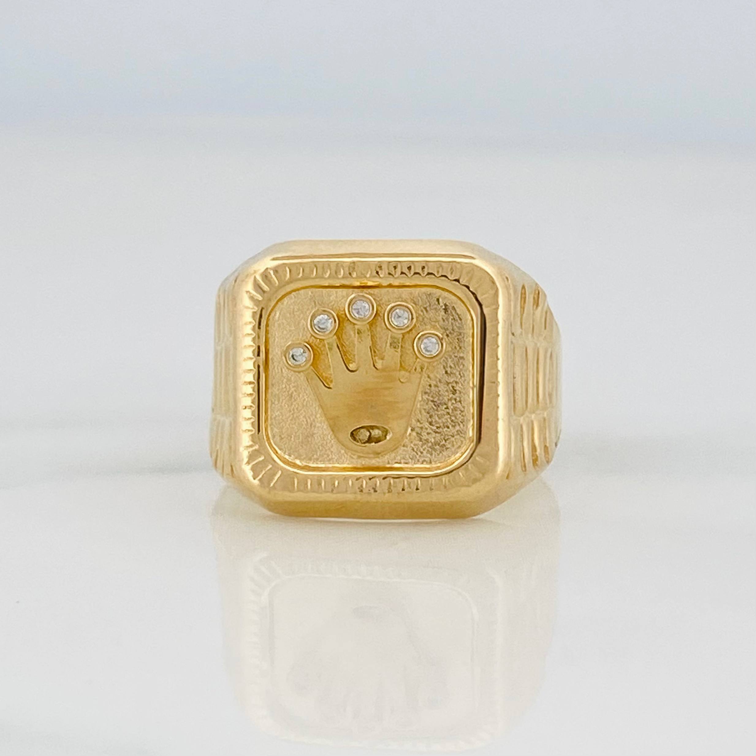 Anillo Sello Corona 3.55 g