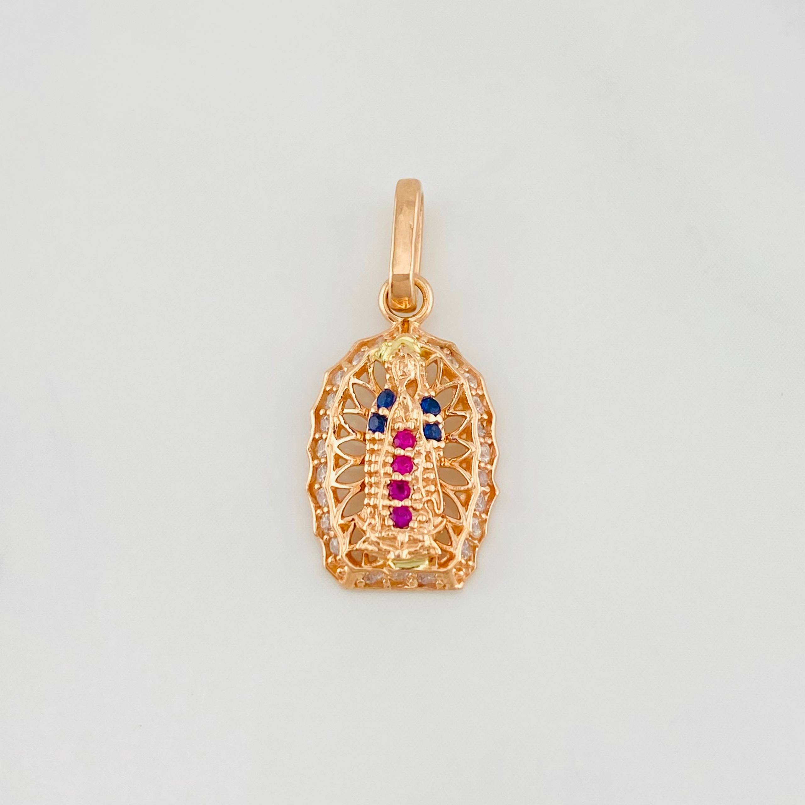 Dije Virgen Guadalupe 1.4g / 2cm Oro Rosa 18K - Oro Rosa / 1.4
